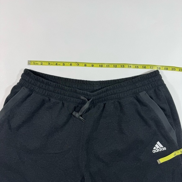 New Adidas Multi Sport Sweat Shorts Black Melange - Picture 8 of 9
